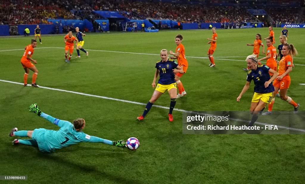 Netherlands v Sweden: Semi Final - 2019 FIFA Women's World Cup France