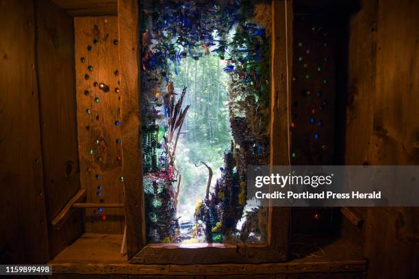 House in Boothbay built by David Lee of Boothbay, who has spent the past 40 or so years building houses that look like something from a fairytale or...