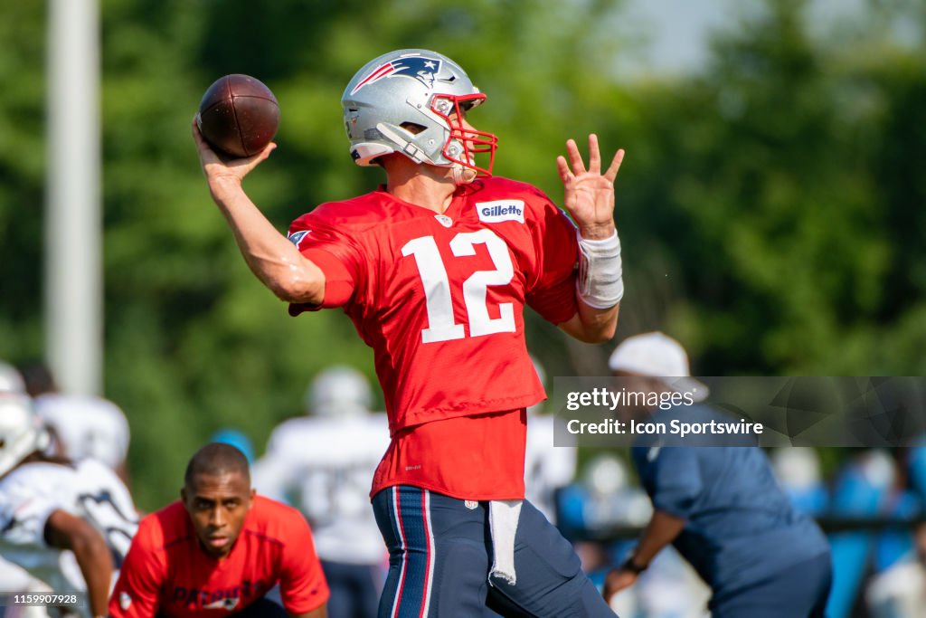 NFL: AUG 05 Lions-Patriots Joint Training Camp