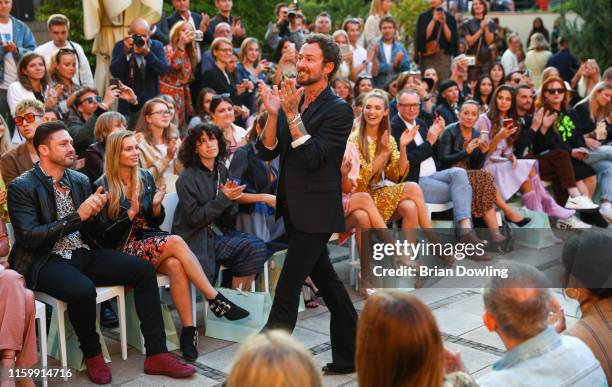 Fashion Designer Marcel Ostertag at the Marcel Ostertag Fashion Show during the Berlin Fashion Week Spring/Summer 2020 at Westin Grand Hotel on July...