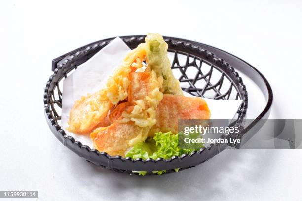 yasai tempura - tempura stock pictures, royalty-free photos & images