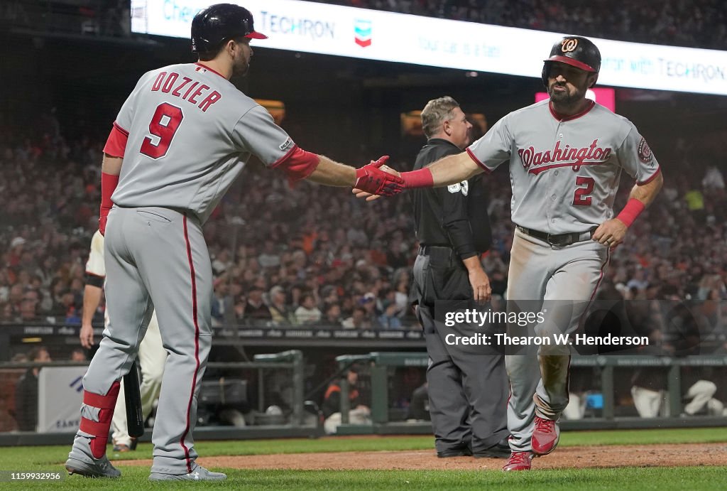 Washington Nationals v San Francisco Giants