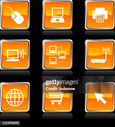 Computer Technology royalty free vector icon set Computer Technology royalty free vector icon set