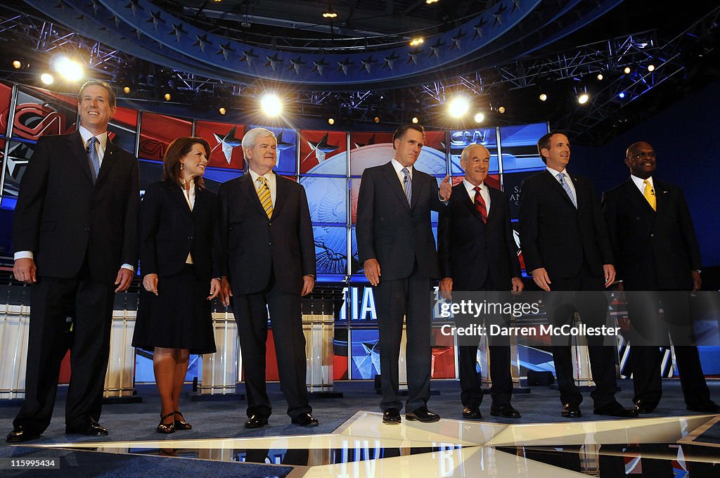 Candidates Attend First GOP Primary Debate Of 2012 Presidential Race