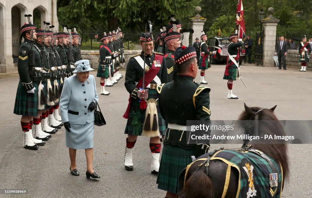 Queen summer residence at Balmoral 2019