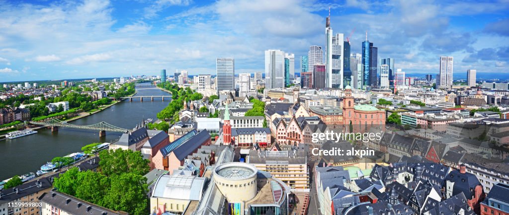 Skyline von Frankfurt, Deutschland