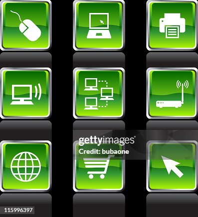 Computer Technology royalty free vector icon set Computer Technology royalty free vector icon set