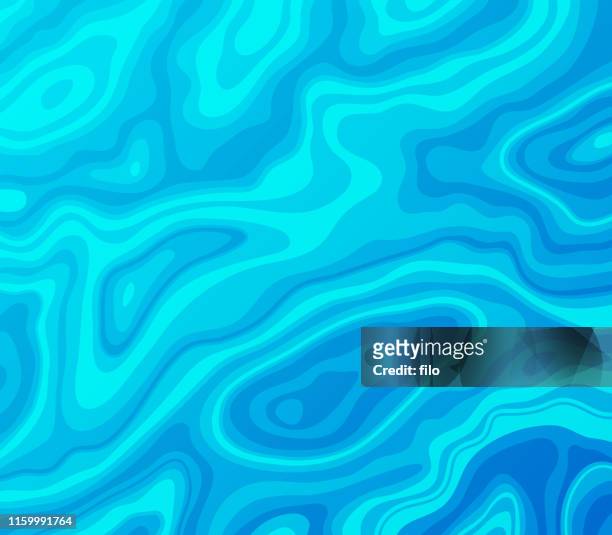 blue flowing abstract background - geode stock illustrations