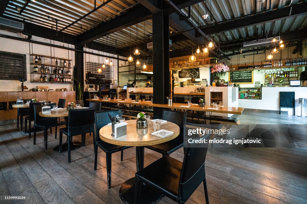 Cozy restaurant for gathering with friends
