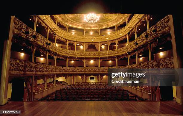 classical theatre - theatre stage stock pictures, royalty-free photos & images