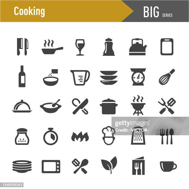ilustrações de stock, clip art, desenhos animados e ícones de cooking icons - big series - processador de comida