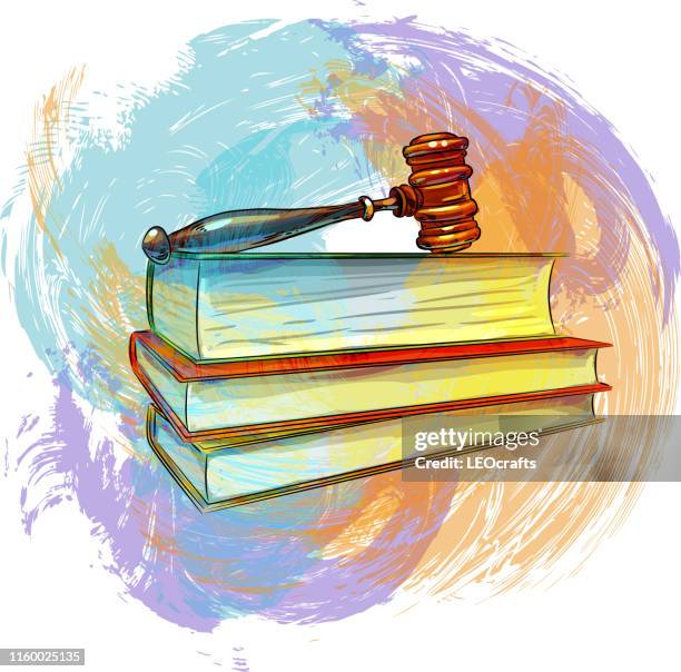 Judge Drawing Clip Art High Res Illustrations - Getty Images