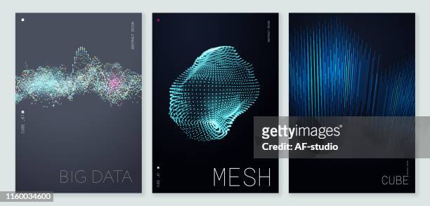 abstract poster background with copy space - science and technology stock illustrations