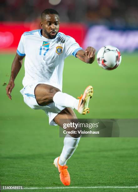 Cedric Bakambu of DR Congo during the 2019 Africa Cup of Nations Group A match between Egypt and DR Congo at Cairo International Stadium on June 26,...