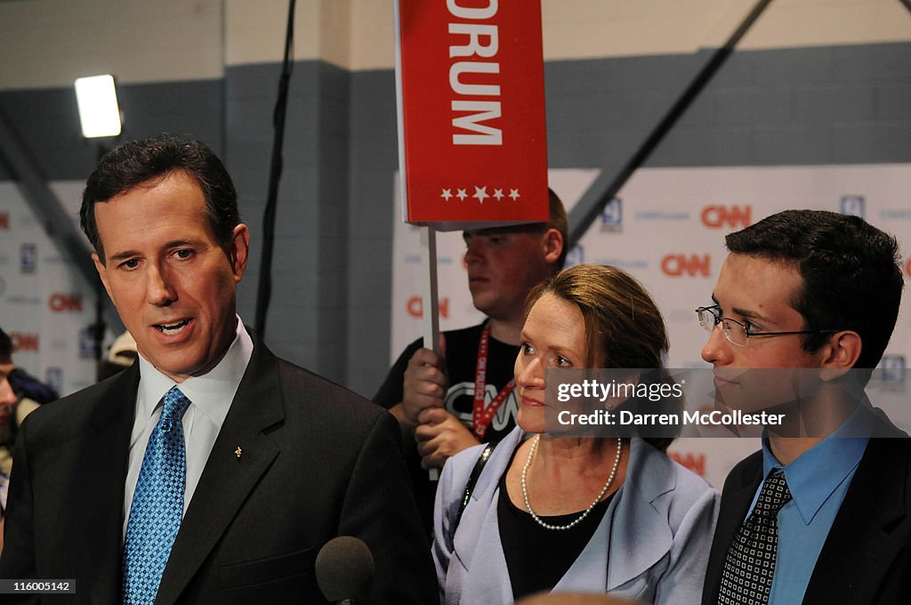 Candidates Attend First GOP Primary Debate Of 2012 Presidential Race