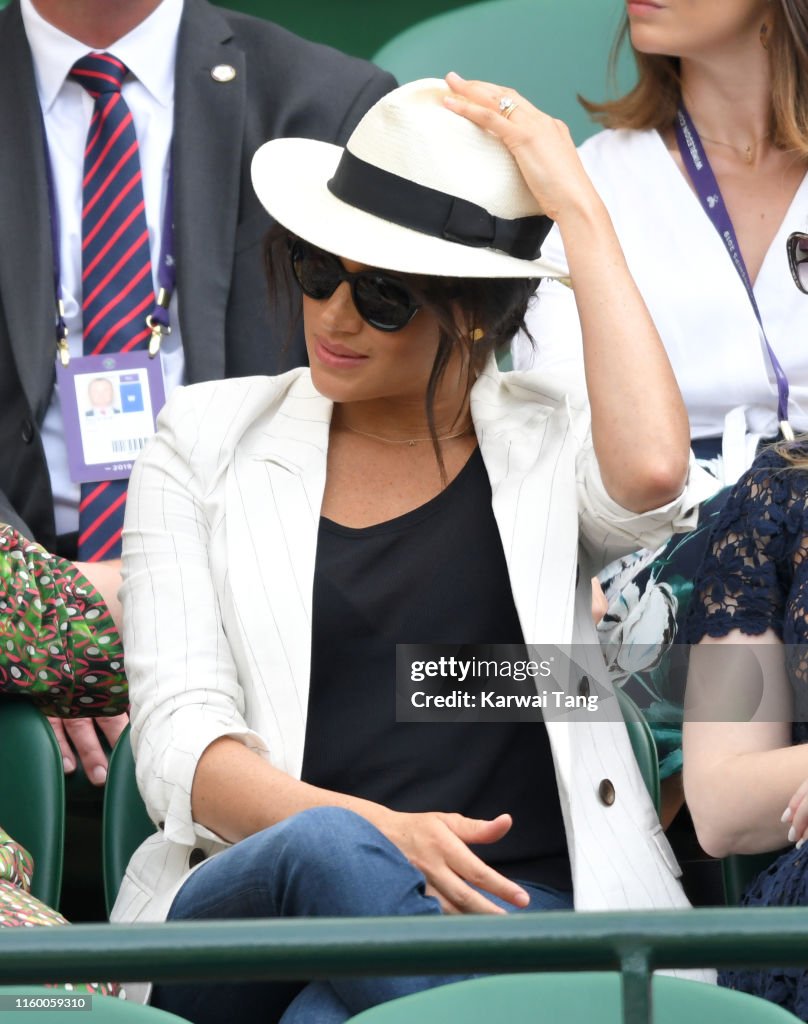 Celebrities Attend Wimbledon 2019
