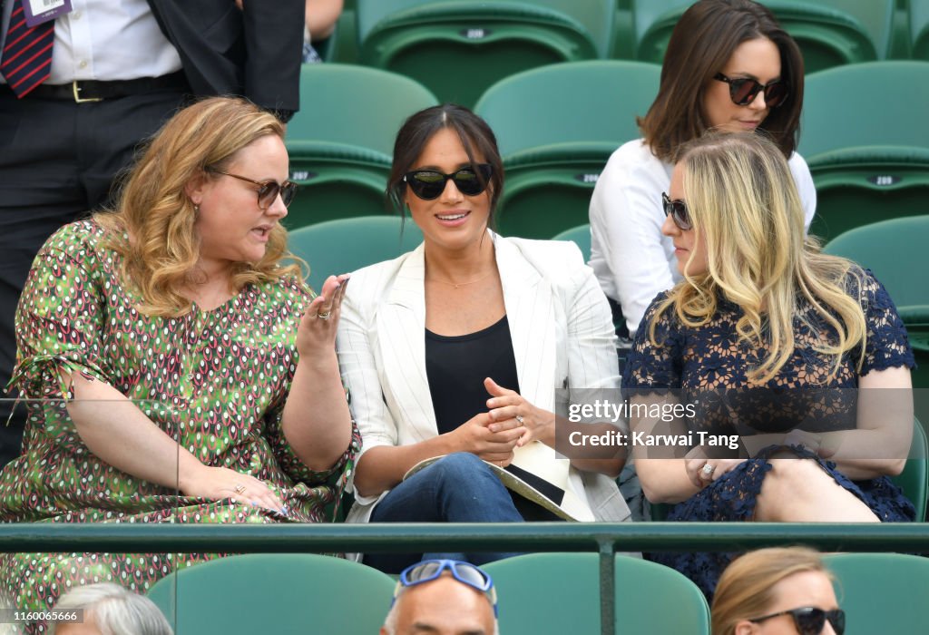 Celebrities Attend Wimbledon 2019