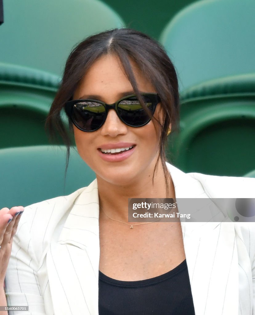 Celebrities Attend Wimbledon 2019