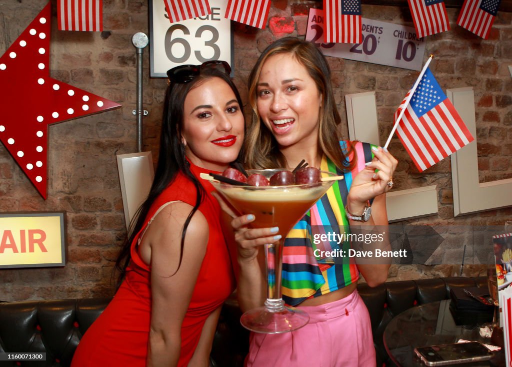 Friday In July Katya Jones and guest kick off the fourth of July celebrations at a ...