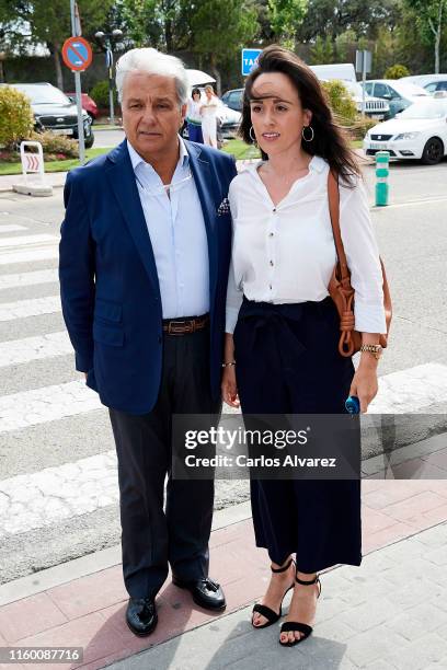 Alberto Closas Jr. Attends Arturo Fernandez Funeral Chapel at La Paz morgue on July 04, 2019 in Madrid, Spain.