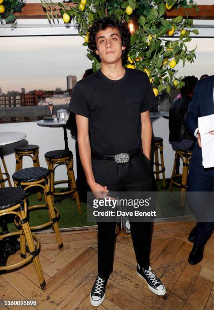 Kristian Stark attends the Chrome Hearts fragrance launch party at Selfridges on July 04, 2019 in London, England.