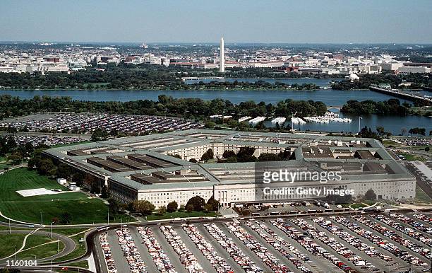 The Pentagon building is seen in this undated aerial photo. Headquarters of the Department of Defense, in Washington, DC in an undated photo. A...