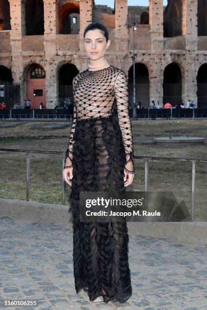 Vittoria Puccini attends the Cocktail at Fendi Couture Fall Winter 2019/2020 on July 04, 2019 in Rome, Italy.