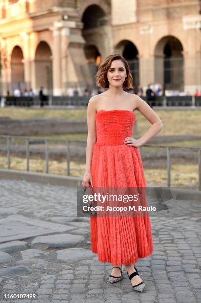 Kiernan Shipka attends the Cocktail at Fendi Couture Fall Winter 2019/2020 on July 04, 2019 in Rome, Italy.