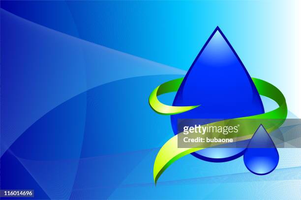 drop of water on abstract background - royal blue stock illustrations