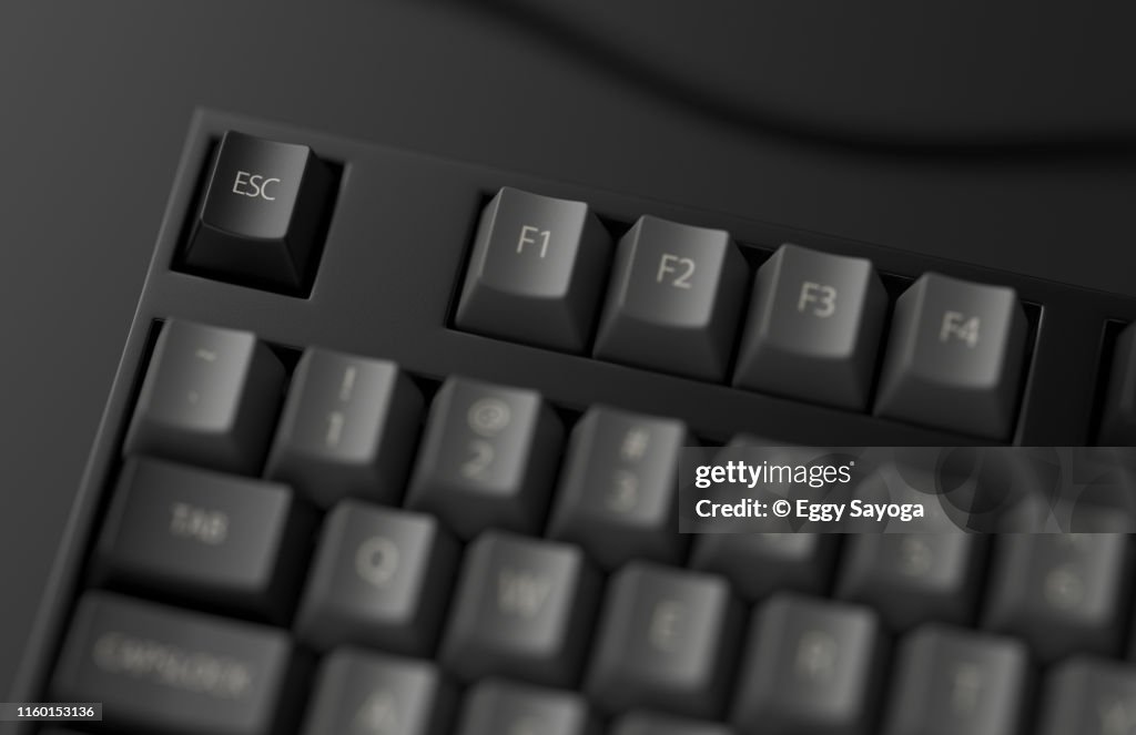 Keyboard Esc Key Background Esc Key Of Dolch Mechanical Keyboard High-Res Stock Photo - Getty Images