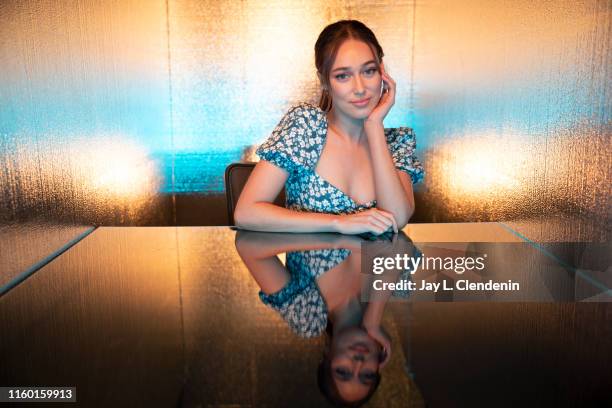 Actress Alycia Debnam-Carey of 'Fear the Walking Dead' is photographed for Los Angeles Times at Comic-Con International on July 19, 2019 in San...