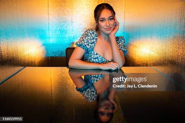 Actress Alycia Debnam-Carey of 'Fear the Walking Dead' is photographed for Los Angeles Times at Comic-Con International on July 19, 2019 in San...