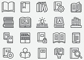 Book and Read Line icons