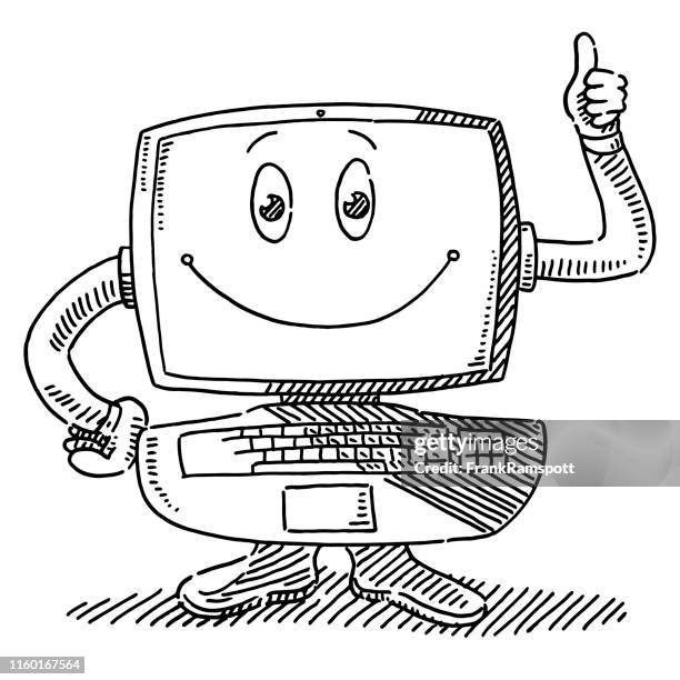 Computer Fasce Computer Animated Face Stock-Fotos und Bilder - Getty Images