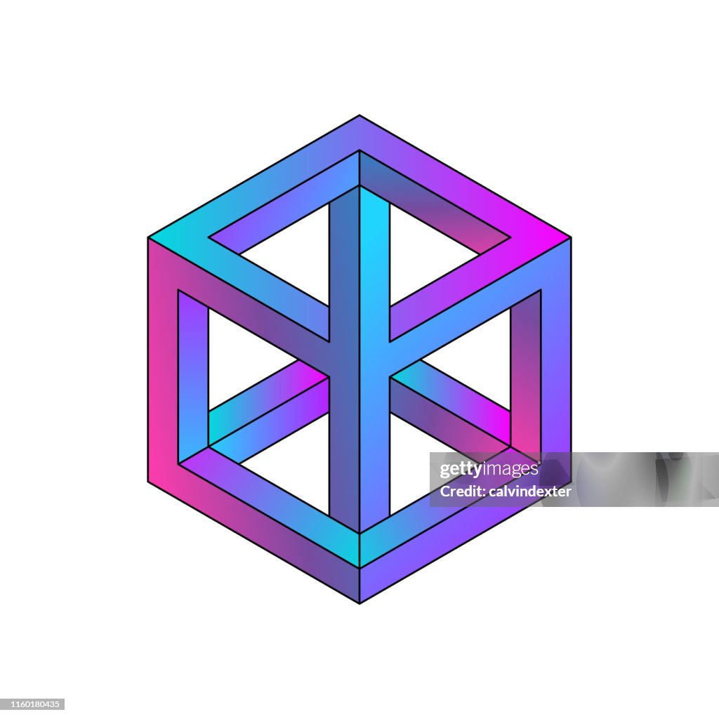 Impossible Geometry Shape High-Res Vector Graphic - Getty Images