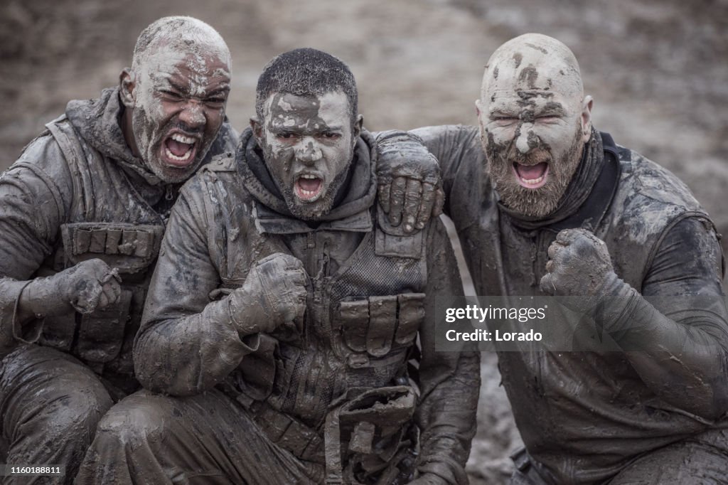 Military Mud Run Exercise