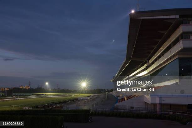 General view of Nakayama Racecourse on September 29, 2018 in Funabashi, Chiba, Japan. Nakayama Racecourse, established in 1920, joins Tokyo...