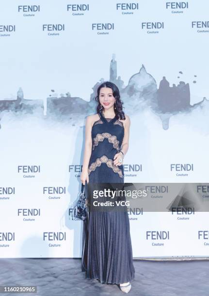 Fashion investor/Yu Holdings CEO Wendy Yu attends the Cocktail at Fendi Couture Fall Winter 2019/2020 on July 4, 2019 in Rome, Italy.