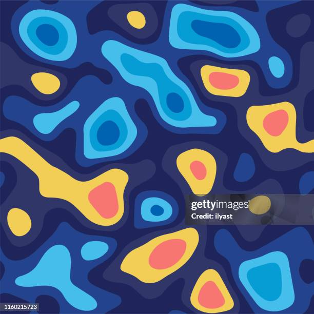 Trail Pattern Design Trail Map Background High Res Illustrations - Getty Images