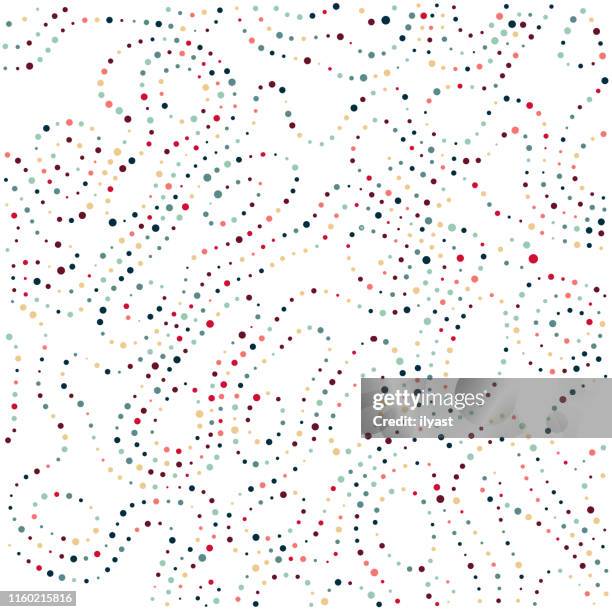 decorative & colorful trendy vector pattern - seamless topographic stock illustrations