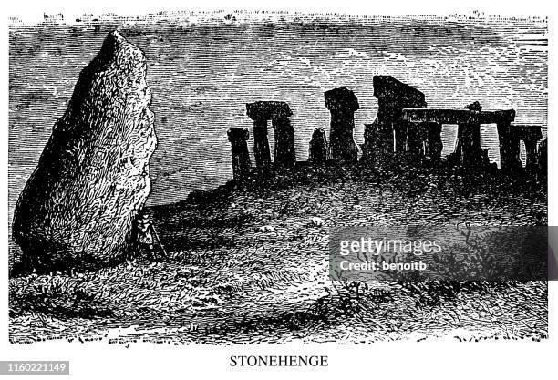 stonehenge - stonehenge stock illustrations