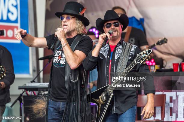 Big Kenny and John Rich of Big & Rich live on stage during FOX and Friends All-American Concert Series at FOX Studios on July 05, 2019 in New York...