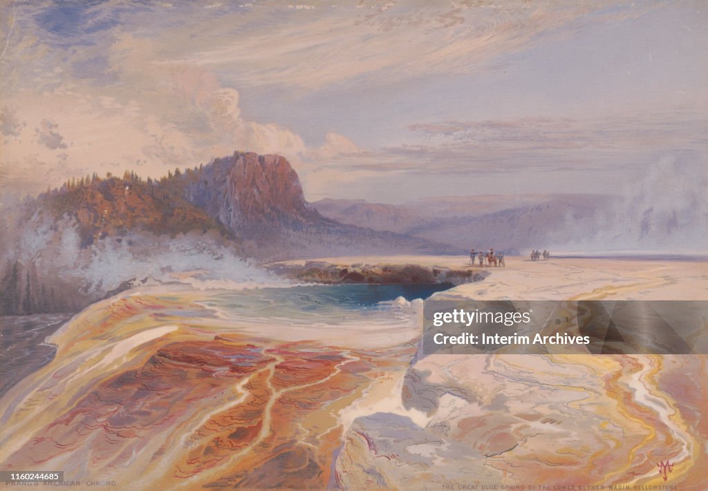 'The Great Blue Spring Of The Lower Geyser Basin'