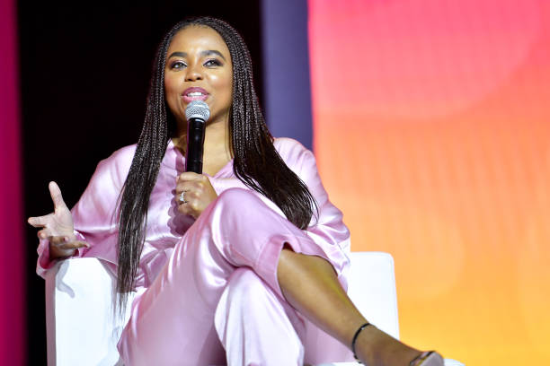 Jemele Hill speaks at 2019 ESSENCE Festival Presented By Coca-Cola at Ernest N. Morial Convention Center on July 05, 2019 in New Orleans, Louisiana.