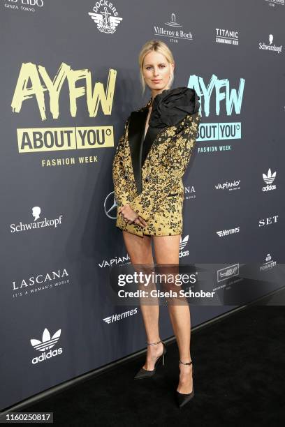 Karolina Kurkova attends the opening show of the AYFW - About You Fashion Week at ewerk on July 05, 2019 in Berlin, Germany.