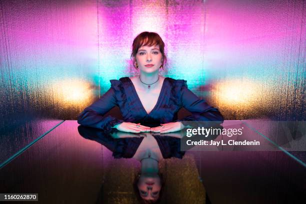 Actress Ashleigh Cummings of 'NOS4A2' are photographed for Los Angeles Times at Comic-Con International on July 20, 2019 in San Diego, California....