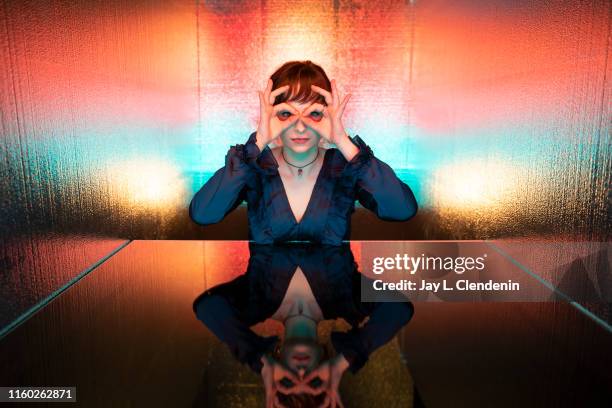 Actress Ashleigh Cummings of 'NOS4A2' are photographed for Los Angeles Times at Comic-Con International on July 20, 2019 in San Diego, California....