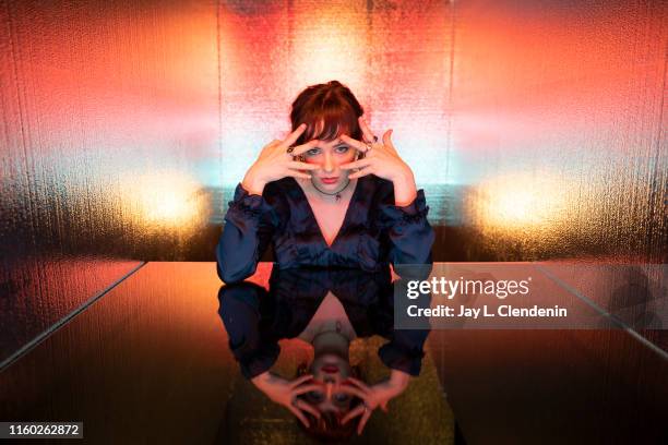 Actress Ashleigh Cummings of 'NOS4A2' are photographed for Los Angeles Times at Comic-Con International on July 20, 2019 in San Diego, California....