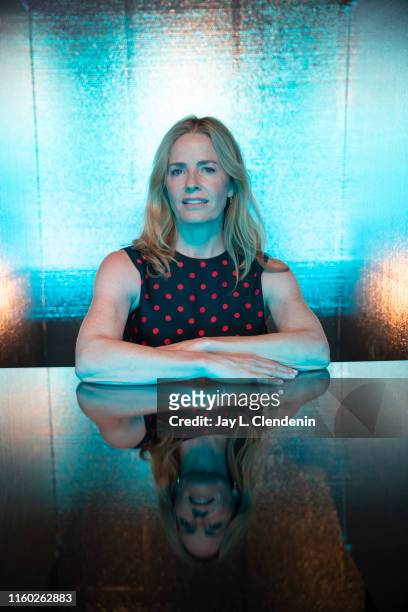 Actress Elisabeth Shue of 'The Boys' are photographed for Los Angeles Times at Comic-Con International on July 20, 2019 in San Diego, California....