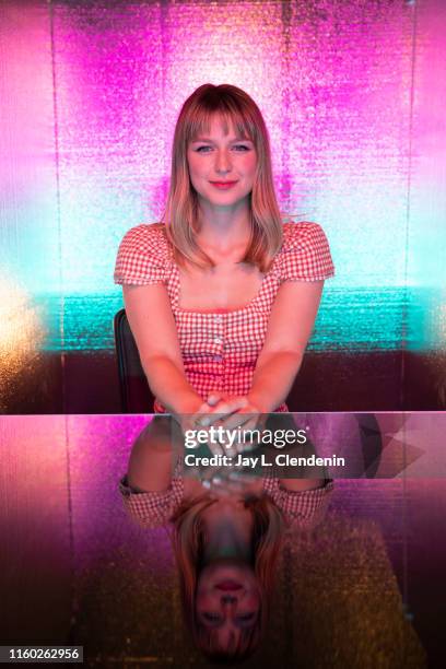 Actress Melissa Benoist of 'Supergirl' is photographed for Los Angeles Times at Comic-Con International on July 20, 2019 in San Diego, California....